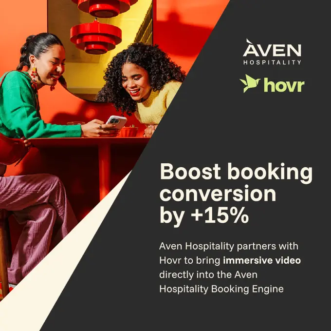 Aven Hospitality and Hovr Partner to Deliver First-of-its-Kind Video Experience In the Booking Engine