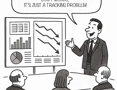 Don't worry it's just a tracking problem
