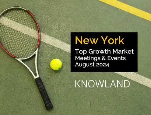 U.S. Open Serves Up Growth for New York Events Industry Increasing Year-over-Year Volume by 30.2 percent in August, Knowland Reports