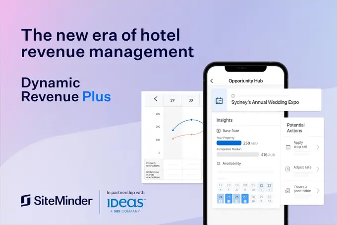 SiteMinder Pioneers Mobile-First Intelligence, Partners with IDeaS to Make Dynamic Revenue Management Accessible to All Hotels