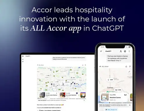 Accor leads hospitality innovation with the launch of its ALL Accor app in ChatGPT