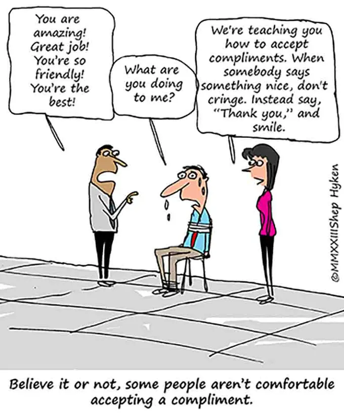 Five Steps to Acknowledging a Compliment