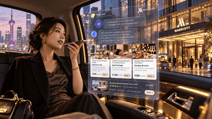 In China, the AI agent can already sell Marriott's afternoon tea