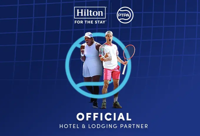 The Professional Tennis Players Association Unveils New Official Global Partnership with Hilton