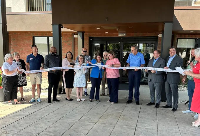 Representatives Gather for the Official Ribbon Cutting (1) ......