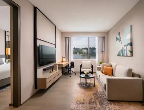 Fh Fraser Residence Putrajaya One Bedroom Lakeview King Living Room