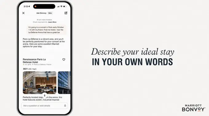 Marriott Launches Ask Bonvoy AI Travel Search Tool