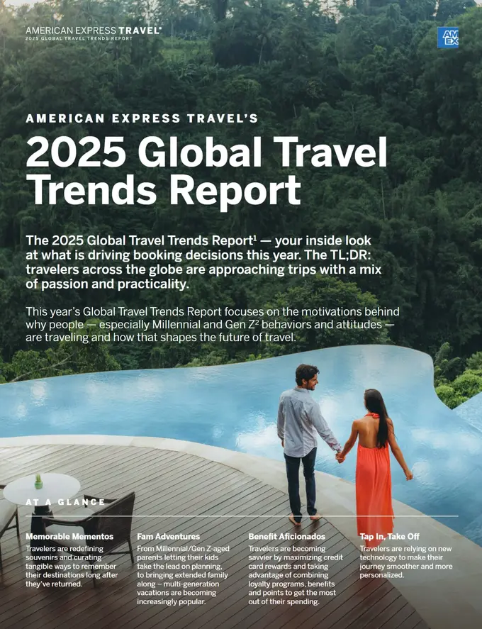 2025 Global Travel Trends from Amex Travel is Here!